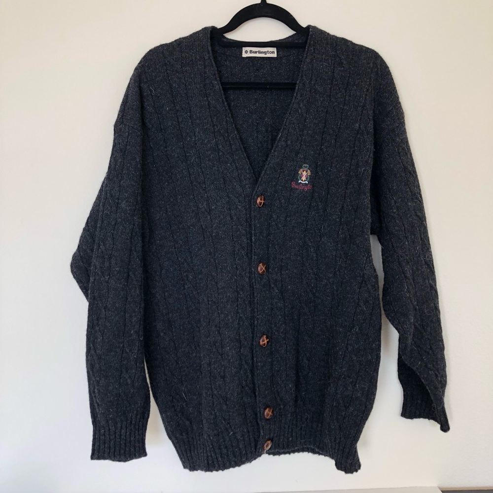 Vintage wool cardigan.